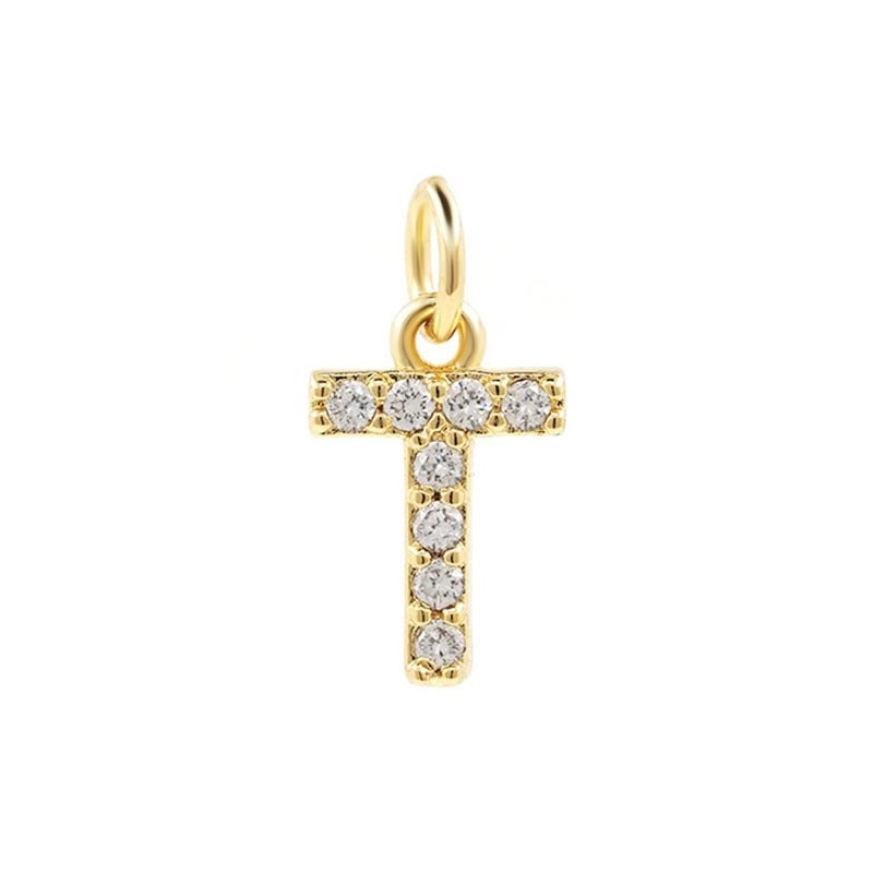 Bohemian Letter Stainless Steel Plating 18k Gold Plated Necklace