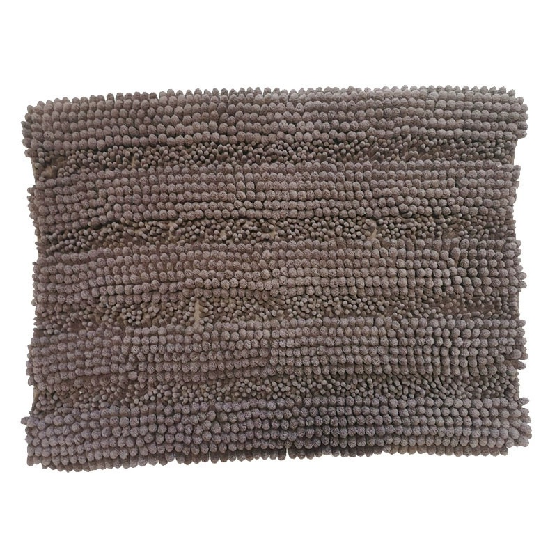 Super soft large grain thick tufted chenille floor mat machine washable suitable for study living room bathroom kitchen