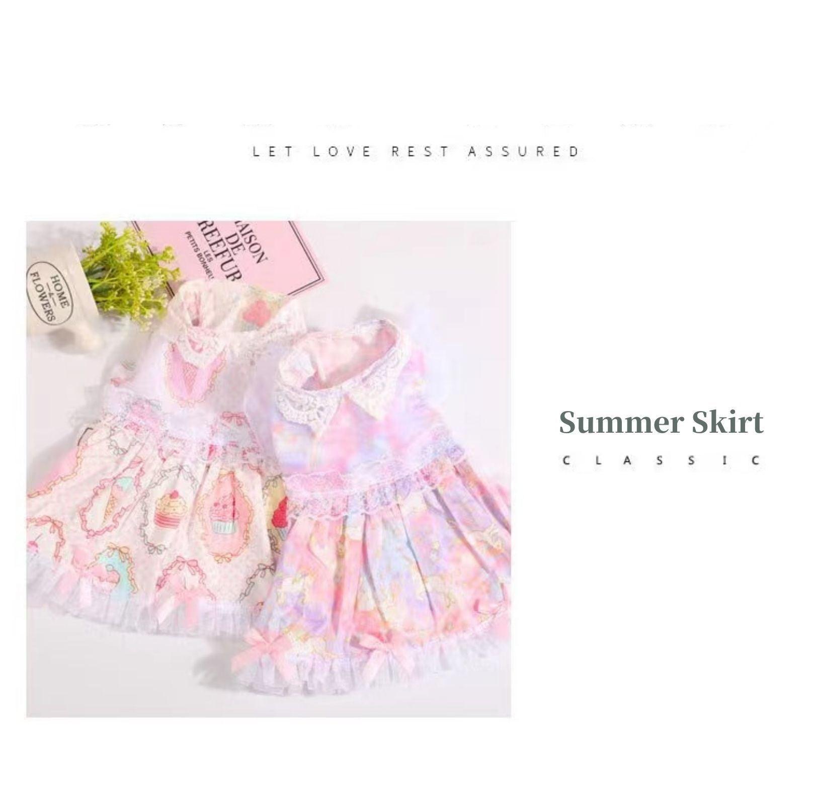 Pet Ice Cream Summer Dress