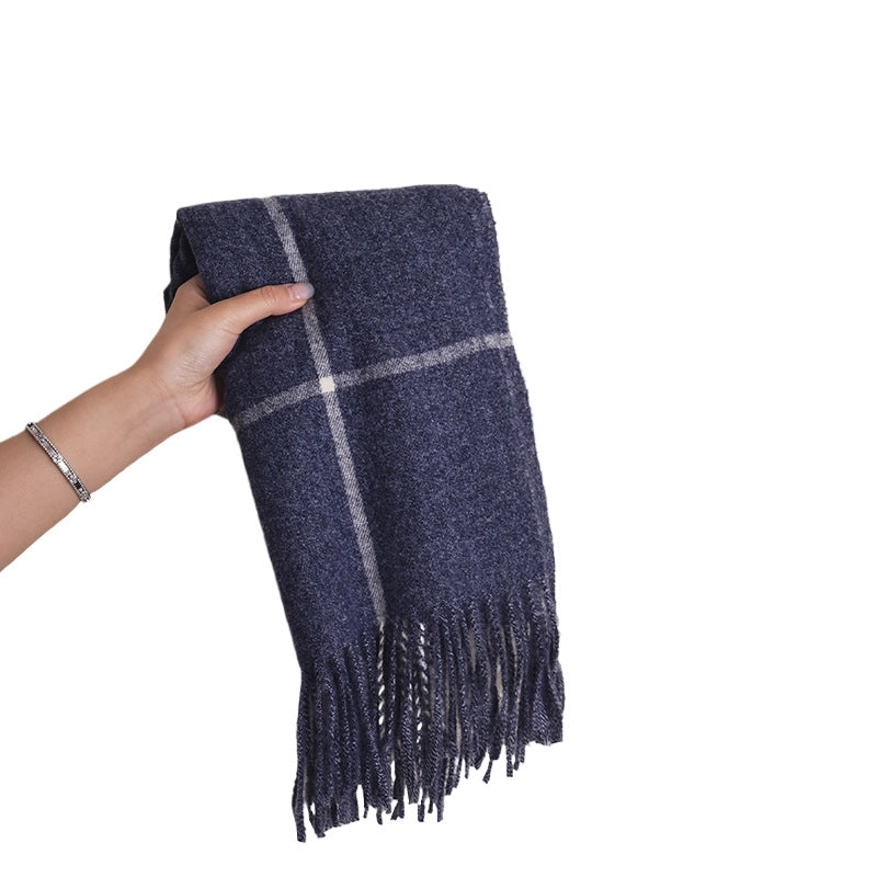 Women's Modern Style Classic Style Lattice Polyester Scarf