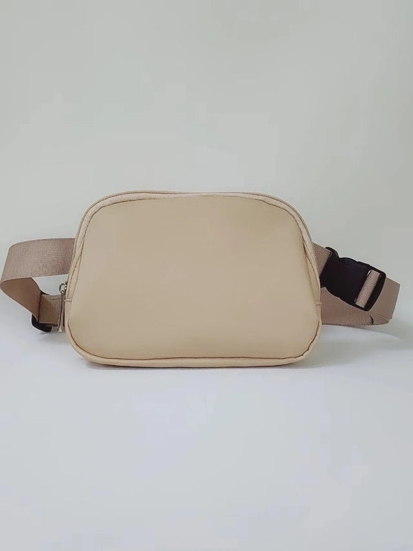 Women's Streetwear Solid Color Nylon Waist Bags
