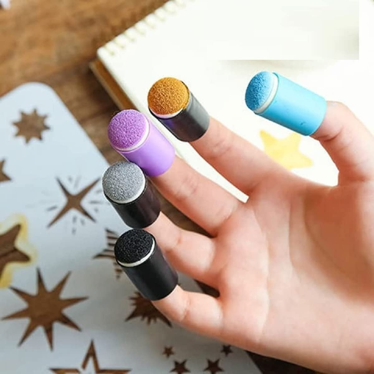 🎁  48% OFF - 🔥DIY Sponge Finger Painting Kit