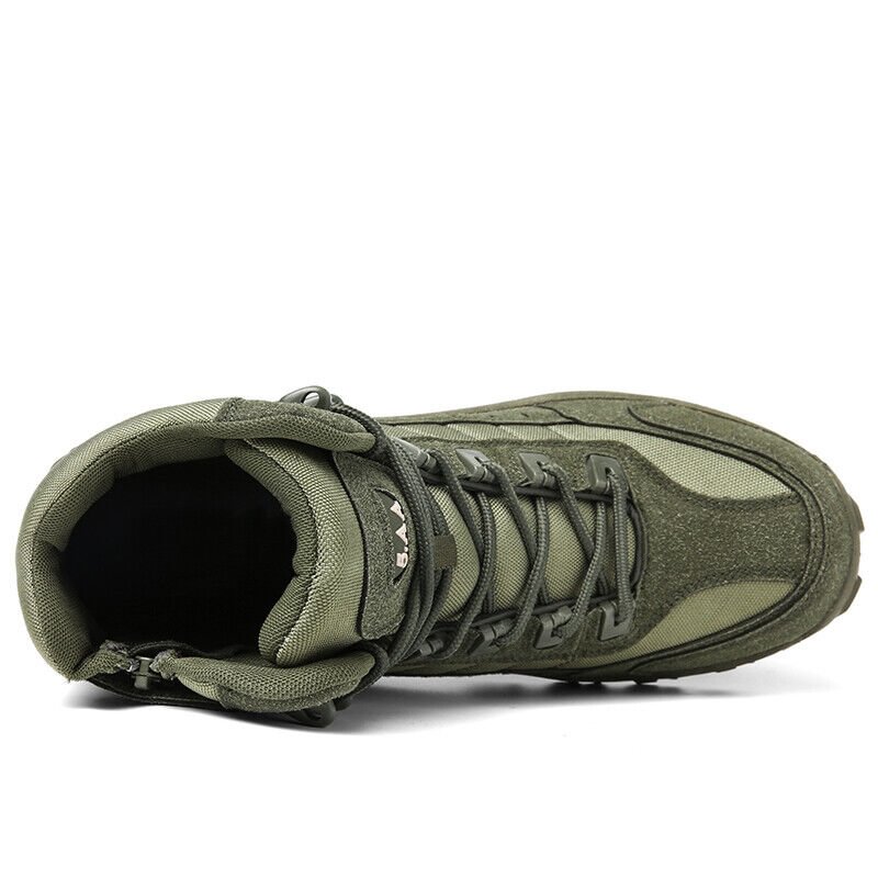 Kerstverkoop - 49% UIT - Waterdichte Outdoor Antipunctie Werk Legerlaarzen voor Mannen (Upgrade Duurzaamheid)