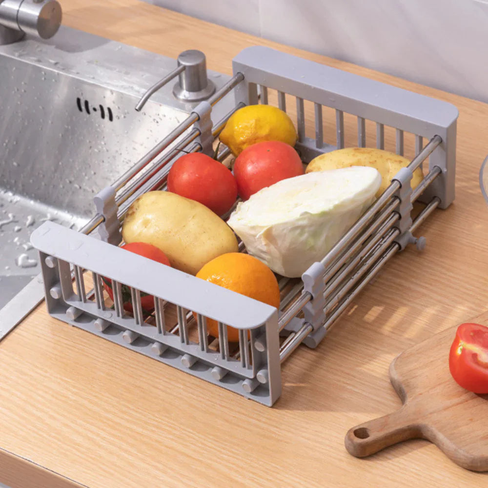 Expandable Stainless Steel Adjustable Dish Drying Rack