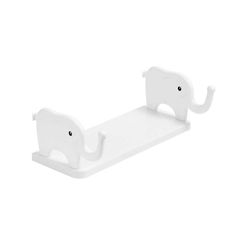 Elephant Storage Rack New Punch-free Wall-mounted Storage Rack Kitchen Bathroom Draining Study Multi-functional Storage Rack
