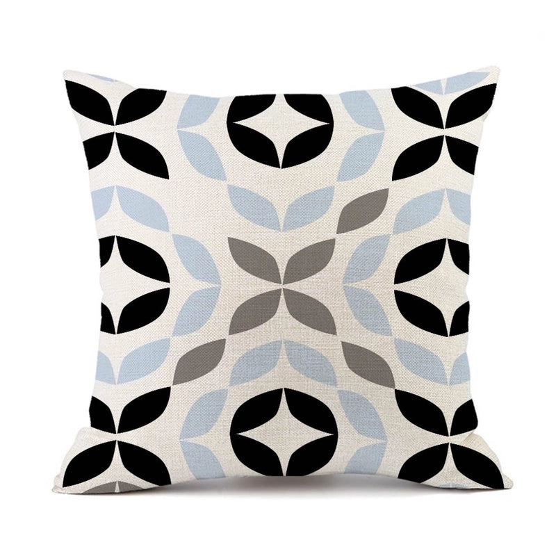 Pastoral Geometric Blended Pillow Cases