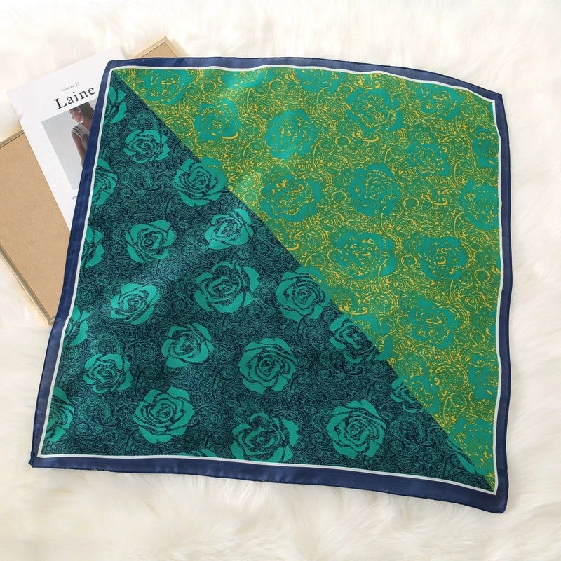 Women's Ethnic Style Totem Satin Silk Scarves