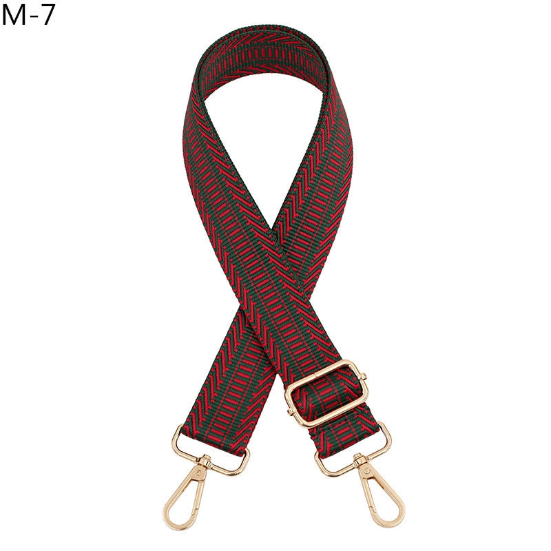 All Seasons Polyester Color Block Bag Strap