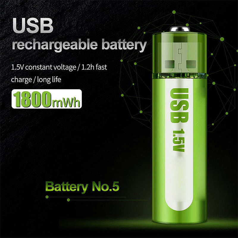 USB Rechargeable Constant Voltage Large Capacity Lithium Battery