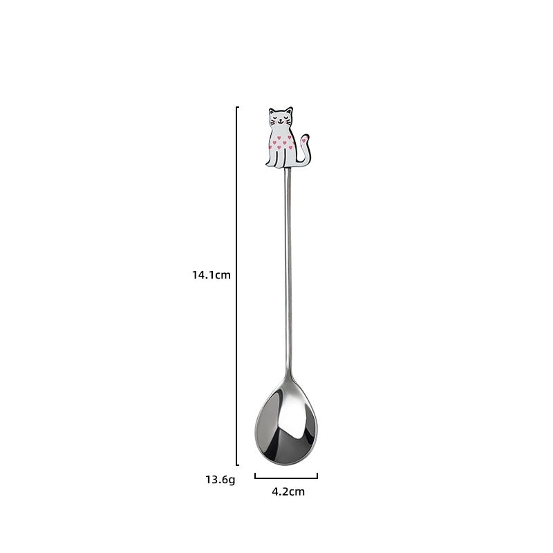 Cute Cartoon Stainless Steel Spoon 1 Piece