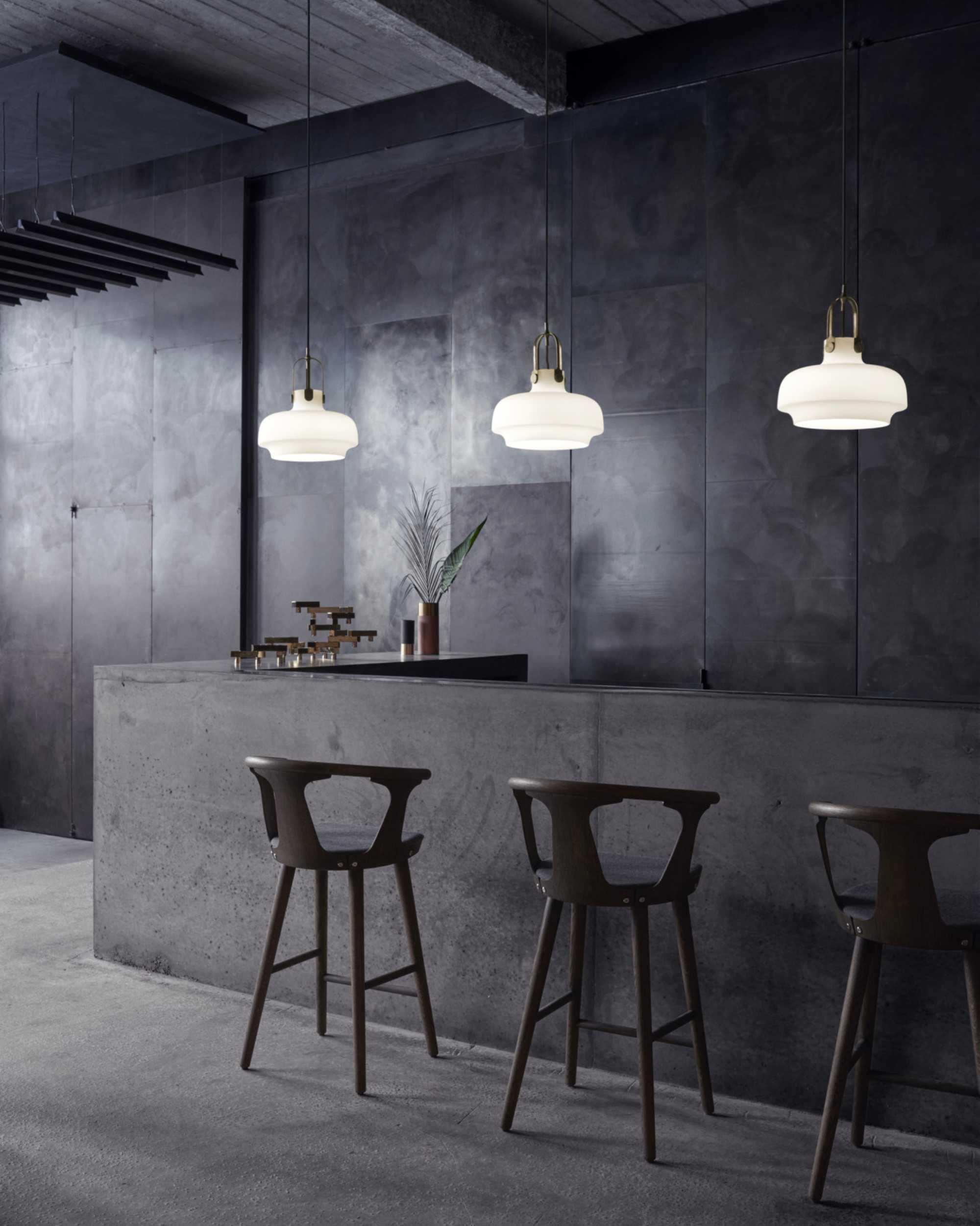 Copenhagen SC7 pendant lamp (?35cm). opal