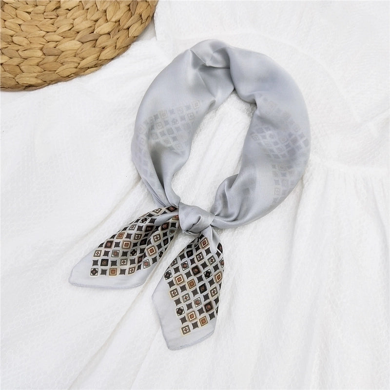 70 Small Square Scarf Silk Scarf Women Summer Neck Scarf Neck Protector Thin Scarf