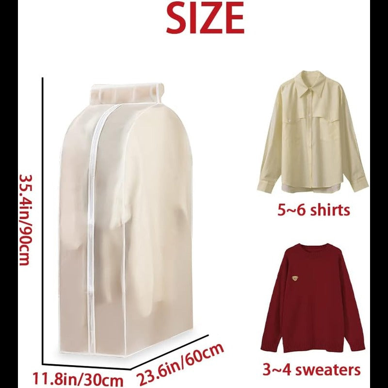 3D Zipper Clothes Dust Cover