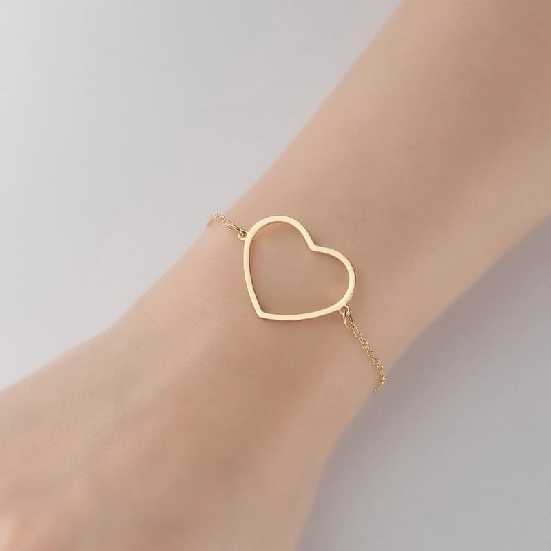 Fashion Leaf Star 201 Stainless Steel 18K Gold Plated Bracelets In Bulk