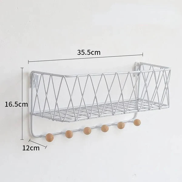 Criss-Cross Wall Utility Shelf