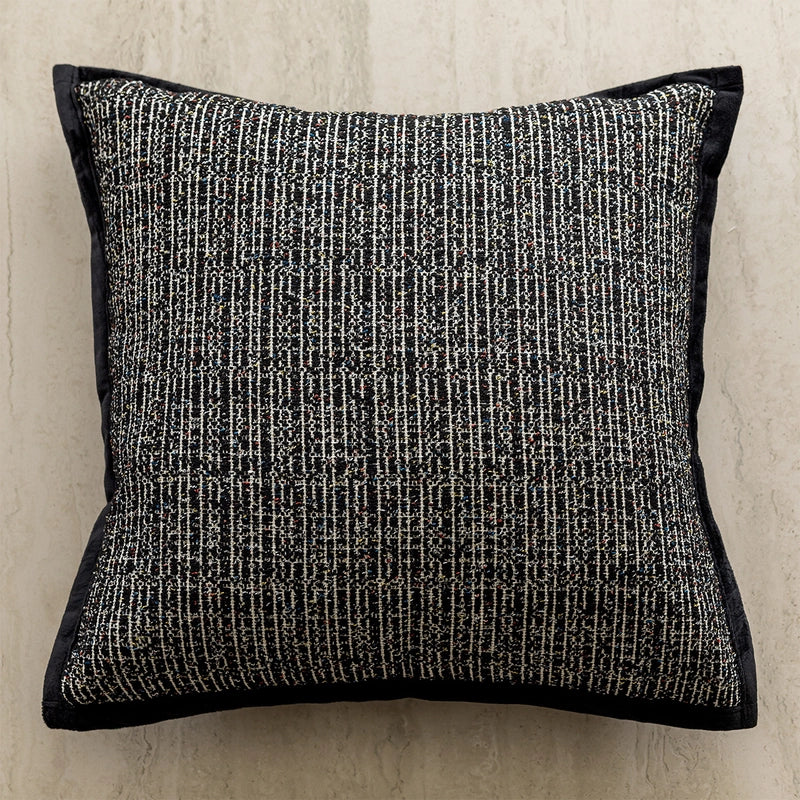 Black Sofa Pillowcase  Modern Simple Living Room Decorative Pillow Bedside Cushion Bed Backrest