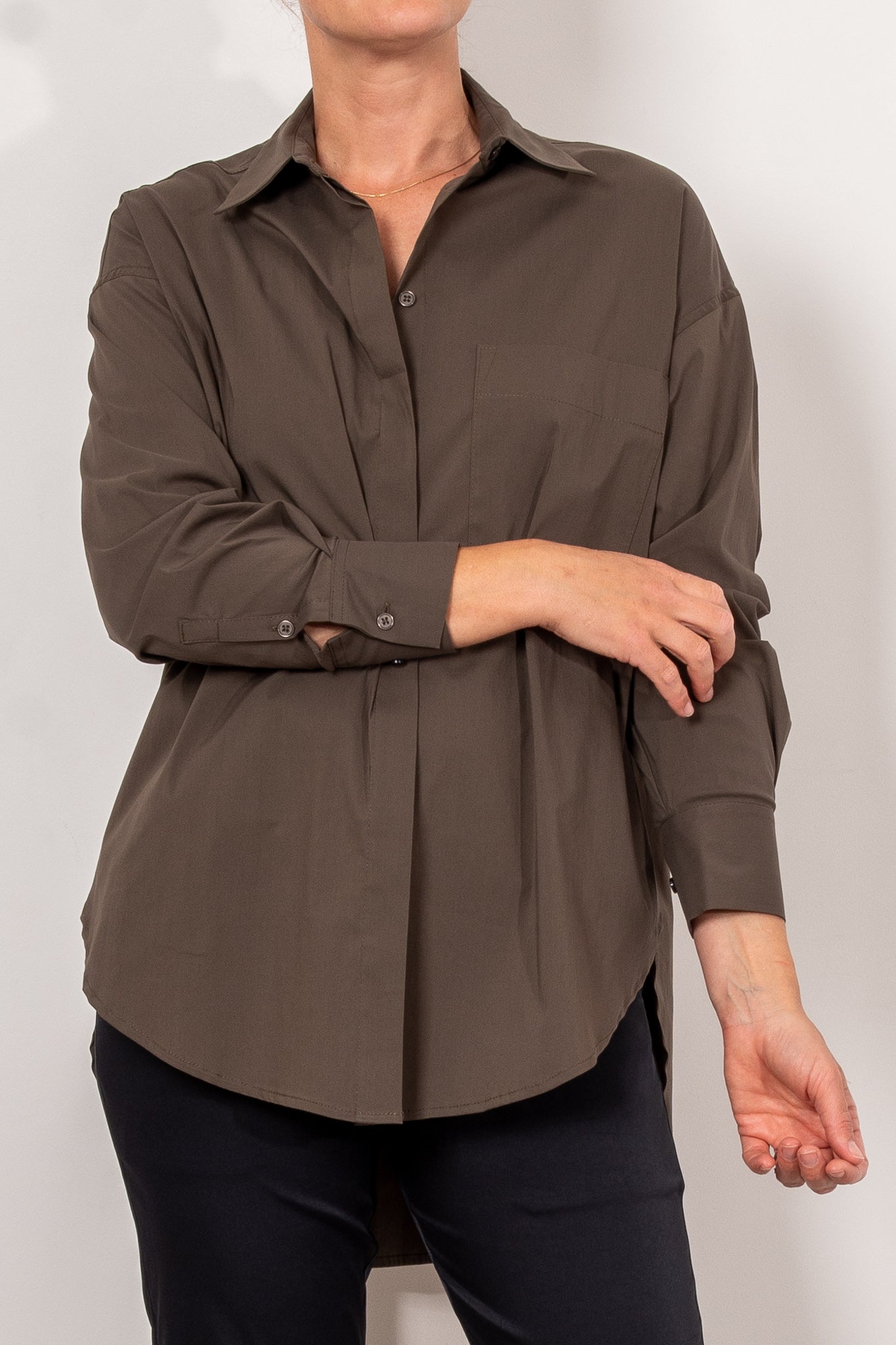 Mela Purdie Relaxed Pocket Shirt Microprene