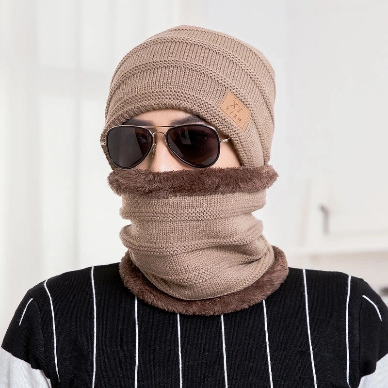 Kid's Men's Minimalist Letter Wool Cap