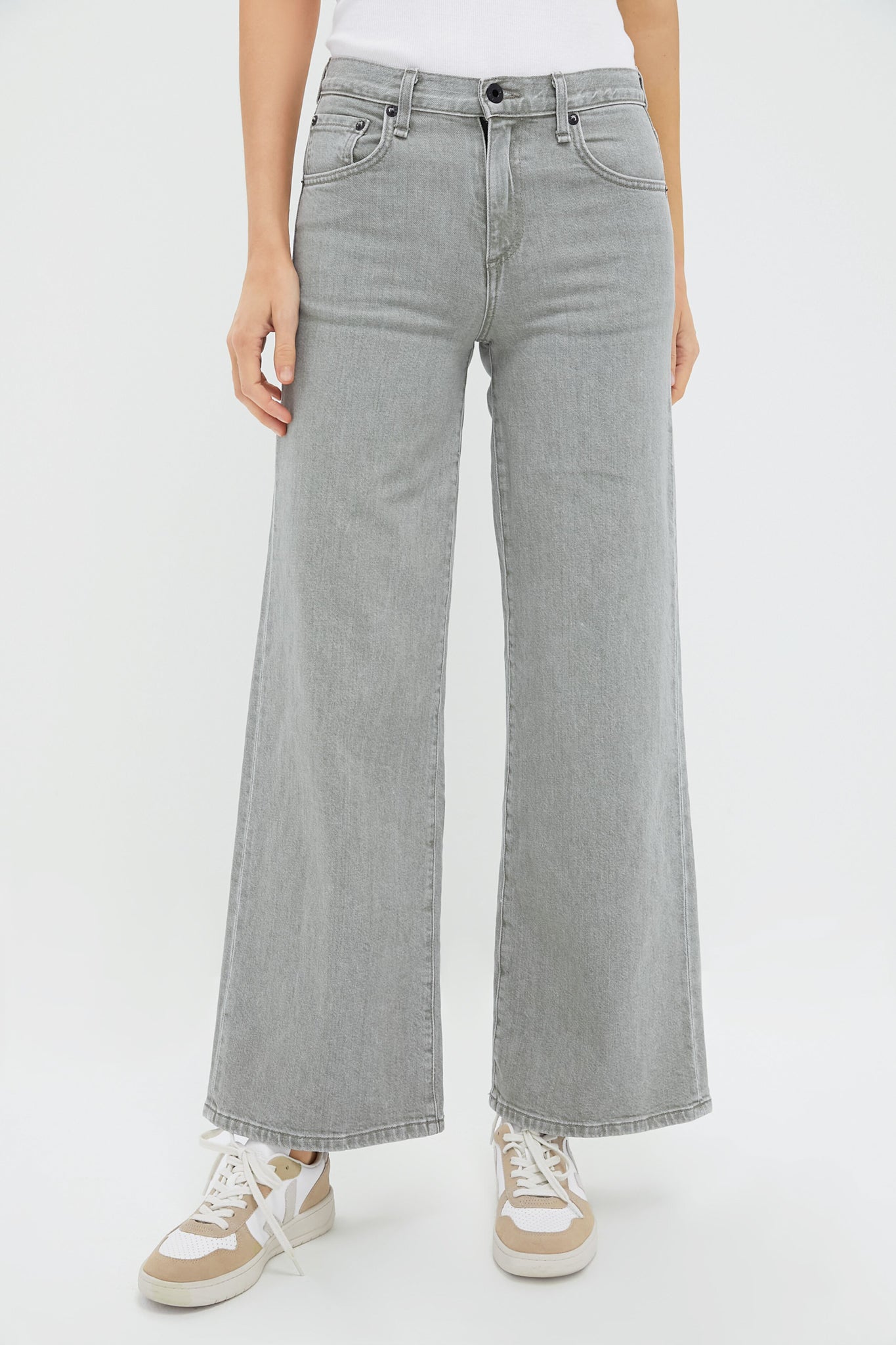 Pistachio Slim Wide Leg