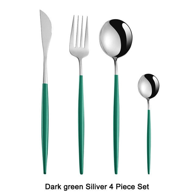 Art Of Food® 4-piece Stainless Steel Cutlery Set. Paris