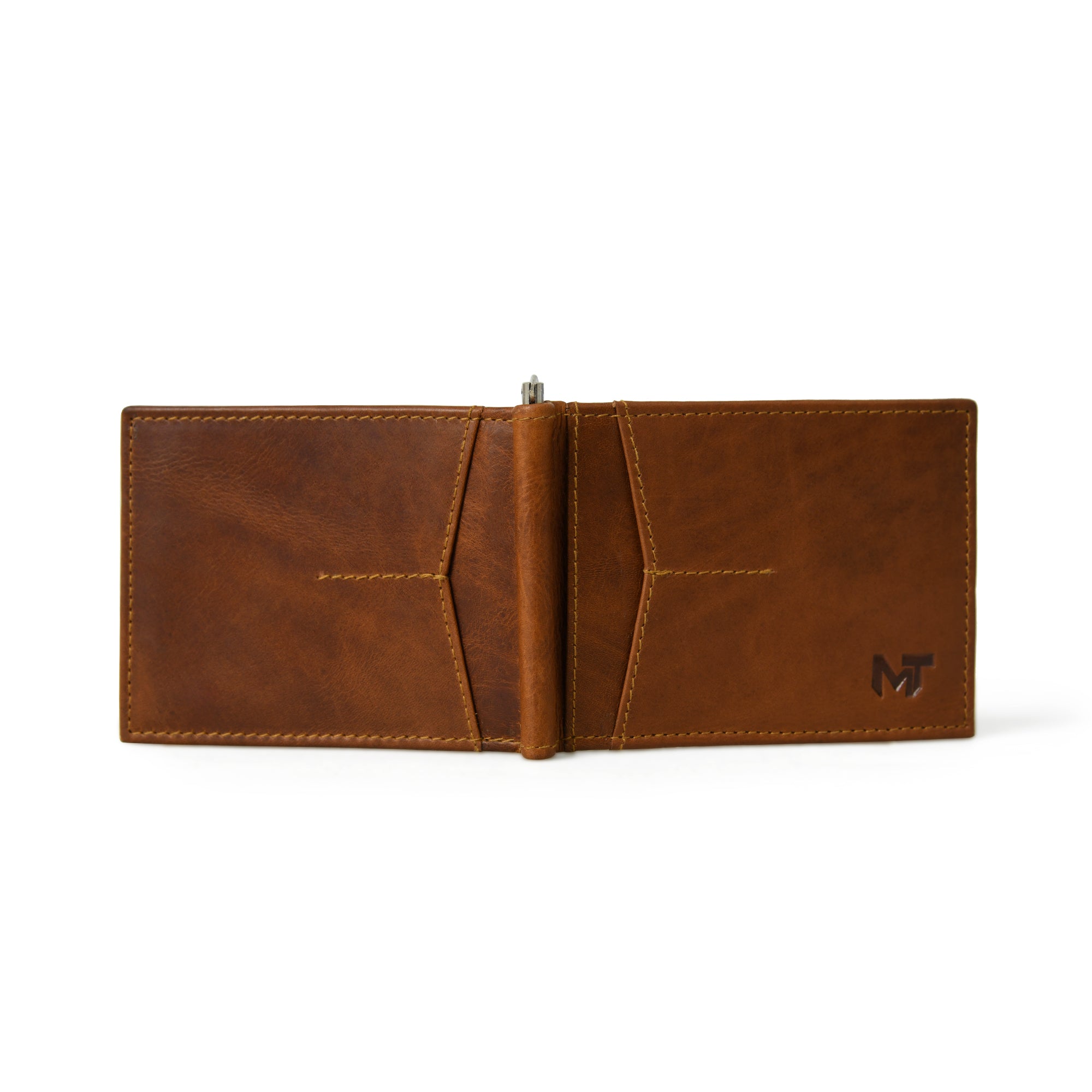 Money Clipper- Tan Brown
