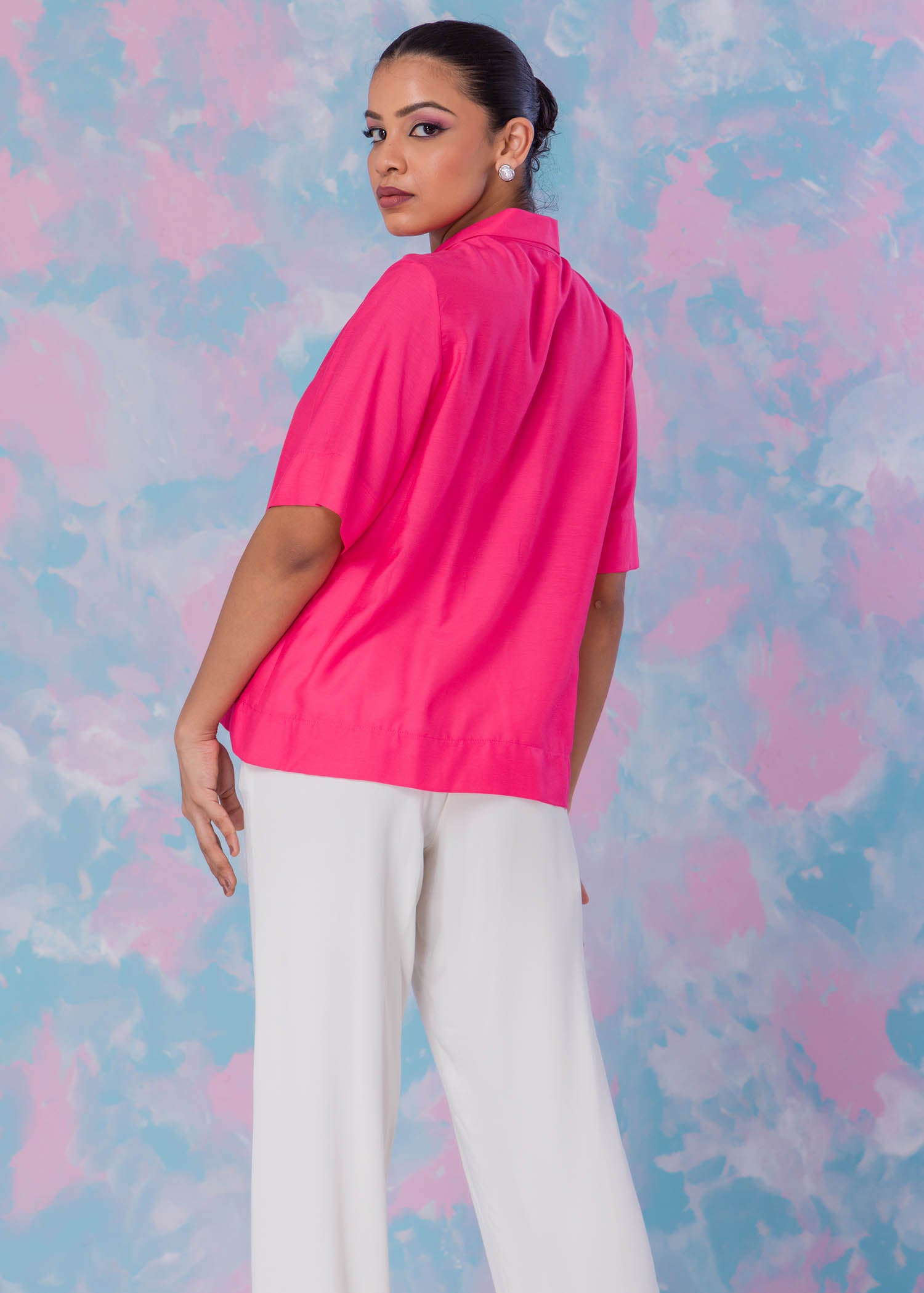 Cuban Collar Blouse