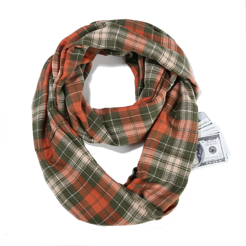 Women's Classic Style Color Block Imitation Cashmere Scarf