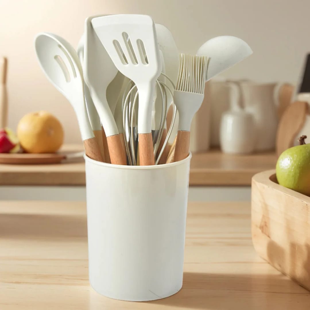 12 Pcs Kitchen Utensil Set. Cooking Set of Utensils