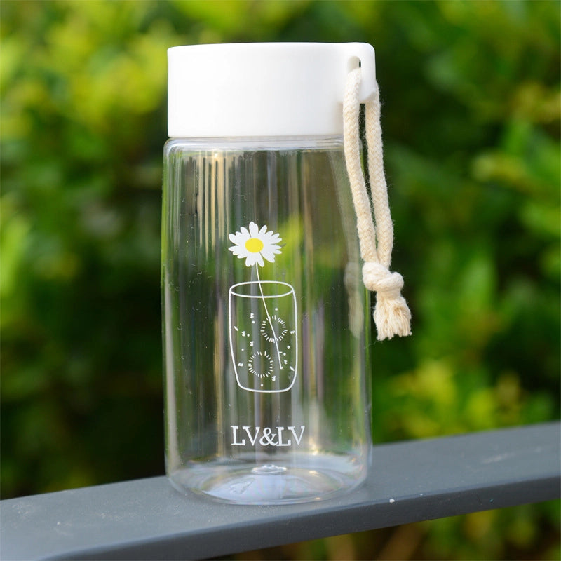 Casual Vacation Flower PC Water Bottles 1 Piece
