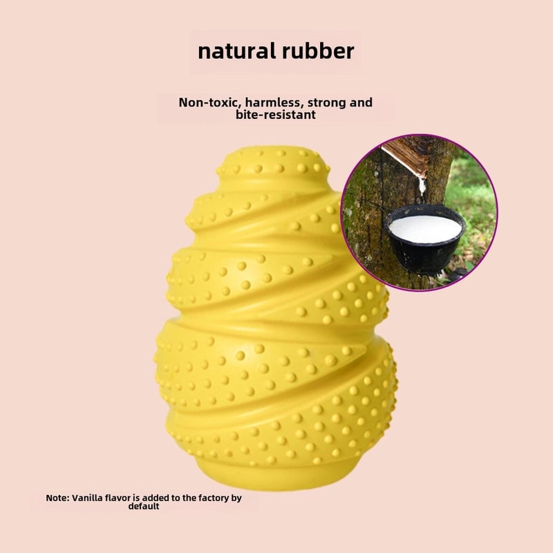 Leakage Eating Hand Freeze-dried Meat Fruit Dried Leakage Eating Toy Dog Gnawing Bite Resistant Rubber Easy To Clean
