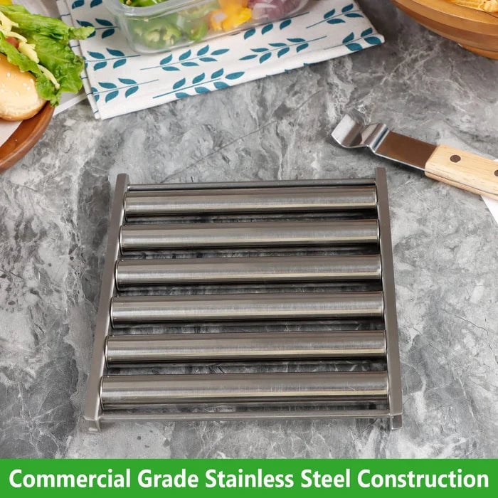 🔥Hot Sale 49% Off –Hotdog Roller Stainless Steel Sausage Roll Rack
