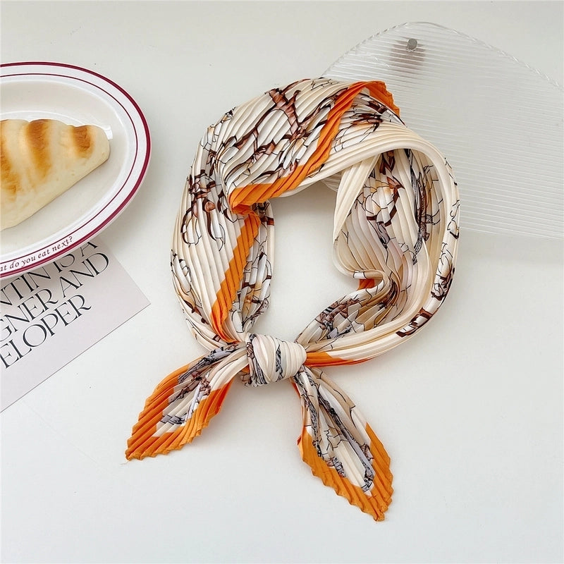 Women's Casual Minimalist Flower Polyester Printing Scarf
