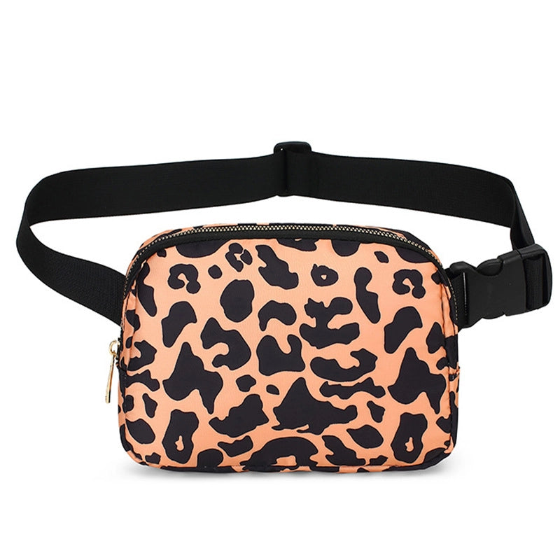 New Lulu Waist Bag Nylon Waterproof Chest Bag Outdoor Sports Running Mobile Phone Bag Men's And Women's Crossbody Bag