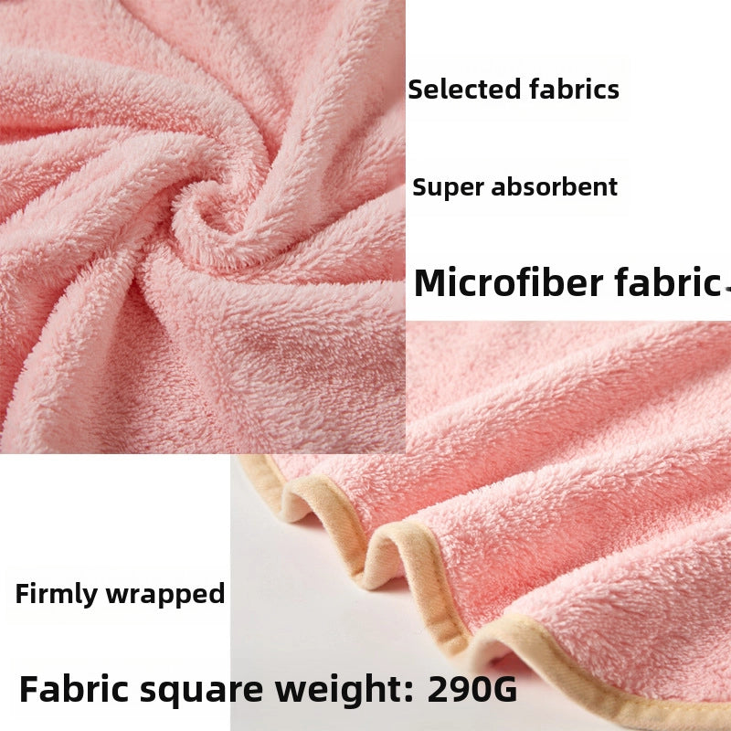 New Pet Towel Quick-drying Bathrobe Absorbent Towel Microfiber Dog Bathrobe Dog Bath Towel