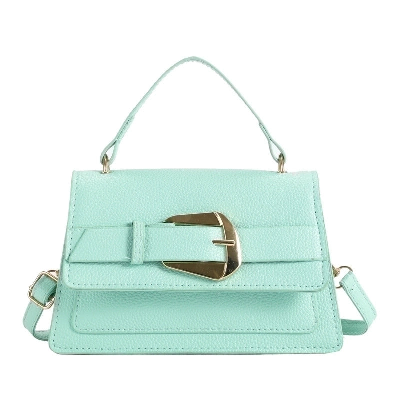 Women's Small All Seasons Pu Leather Elegant Square Bag