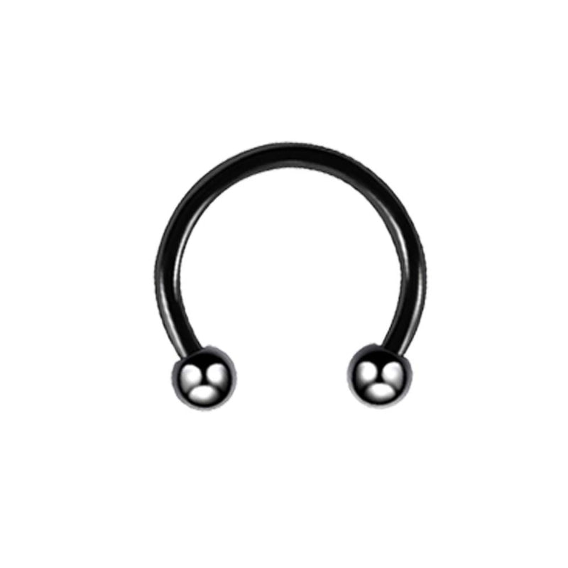 Classic Style Solid Color Stainless Steel Nose Ring In Bulk
