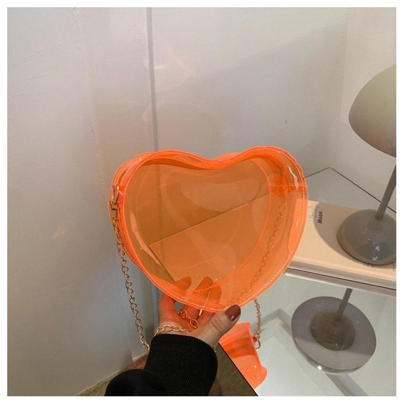 3 Pieces Women'S Small Spring&Summer Pvc Streetwear Shoulder Bag Chain Bag