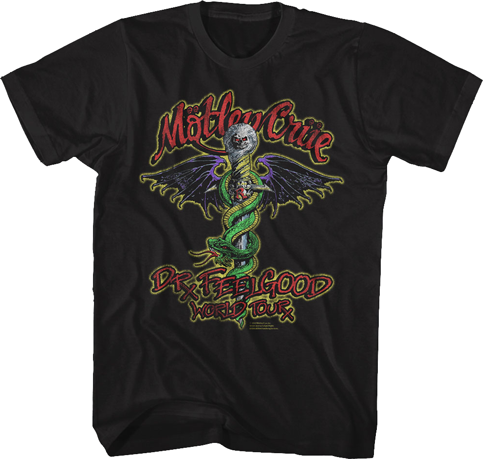 Dr. Feelgood World Tour Motley Crue T-Shirt