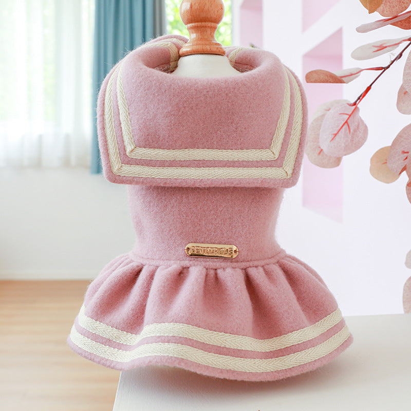 Cape Design Dog Cat Dress Coat