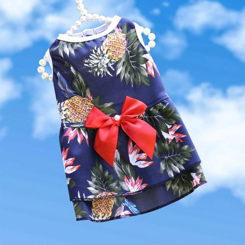 Princess Cute Polyester Bow Knot Pet Clothing