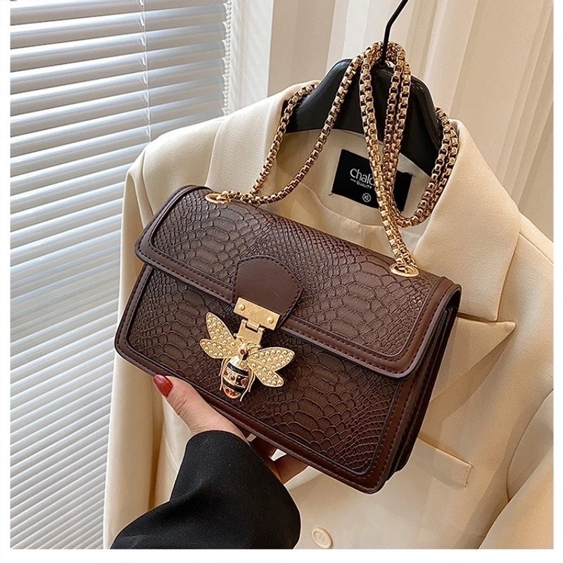 Women's Medium All Seasons Pu Leather Vintage Style Shoulder Bag