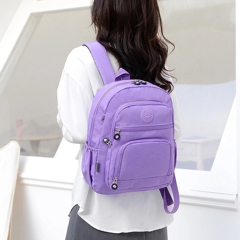 Waterproof 18 Inch Solid Color Holiday Daily School Backpack