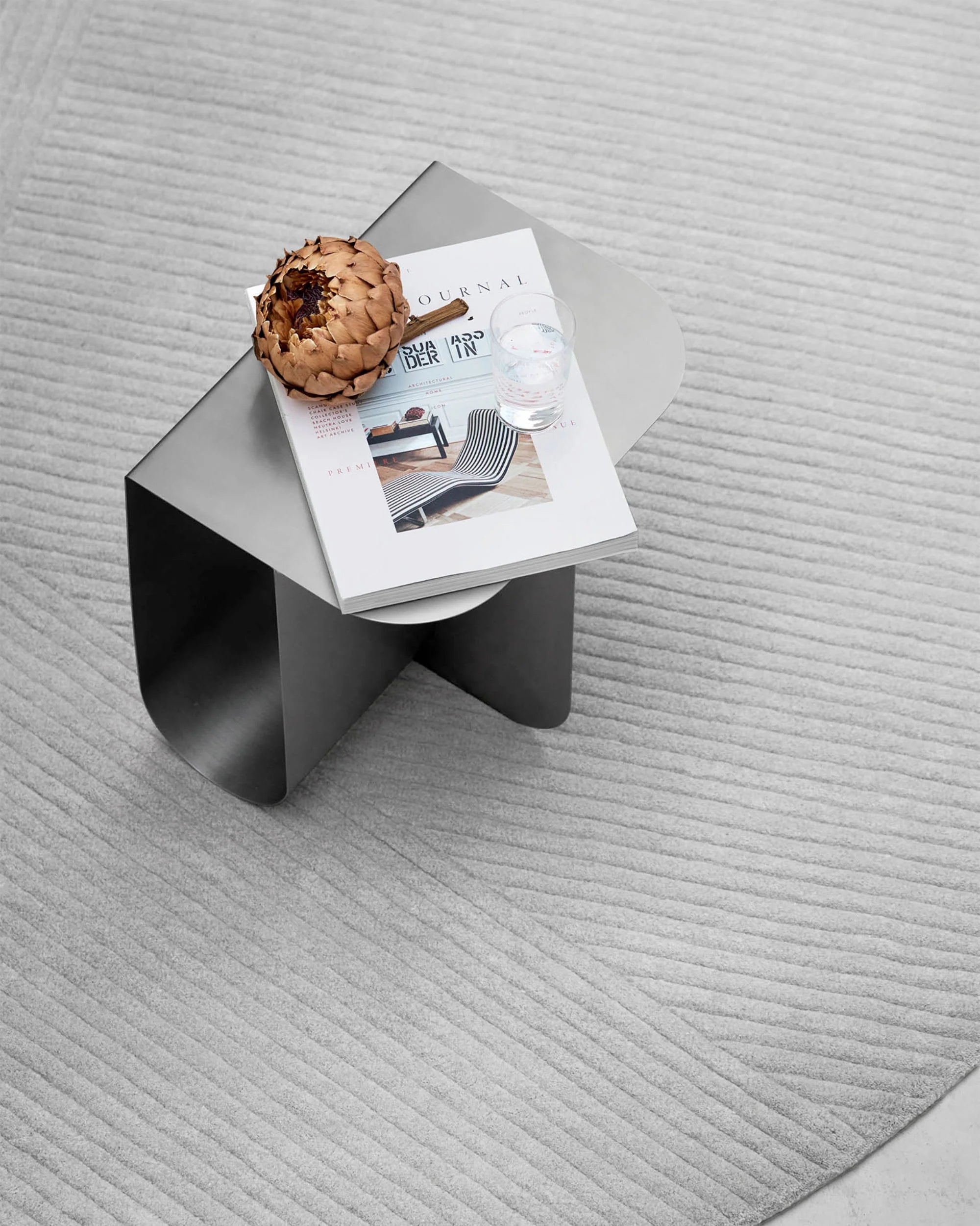 Northern Mass side table. steel