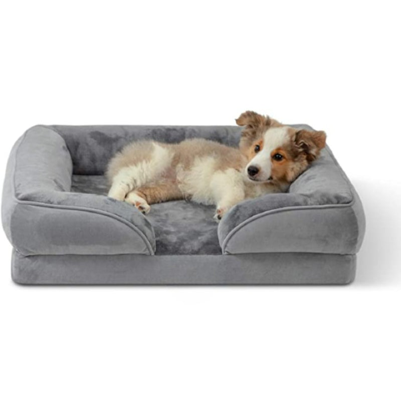 Orthopedic Dog bed - Waterproof . Foam Sofa with Nonskid Bottom Couch | Pet Bed for Dogs & Cats