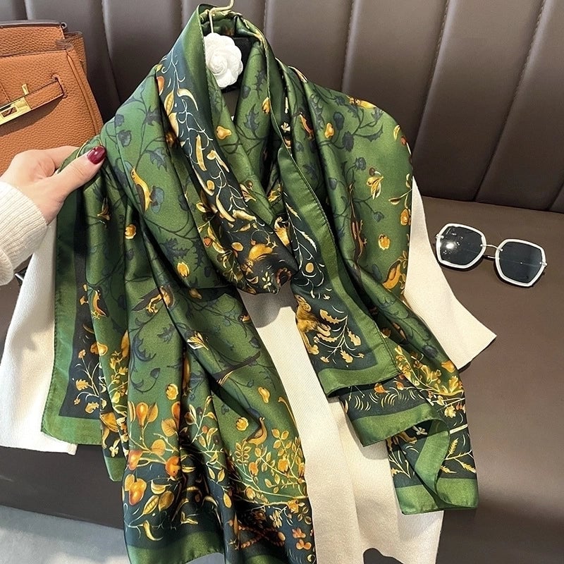 Fashion Silk Scarf (707 Main Color) Nhcj0164-707 Main Color