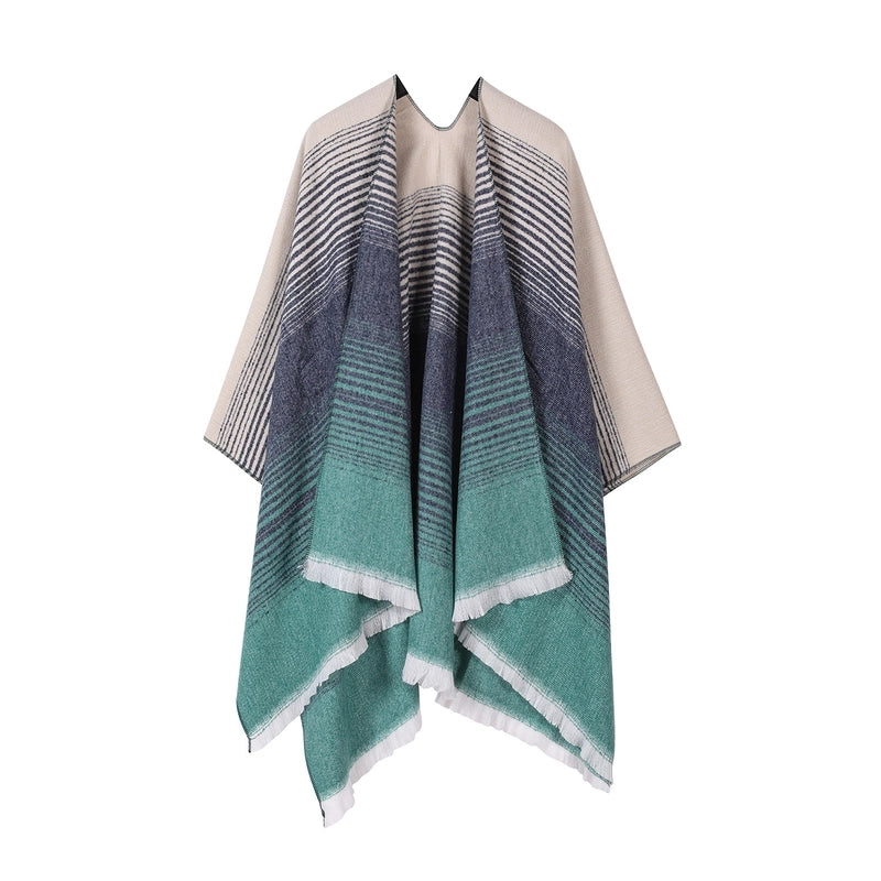Shawl Women's Ethnic Style Yunnan Travel Wear Summer Sweet Knitted Cape In Stock