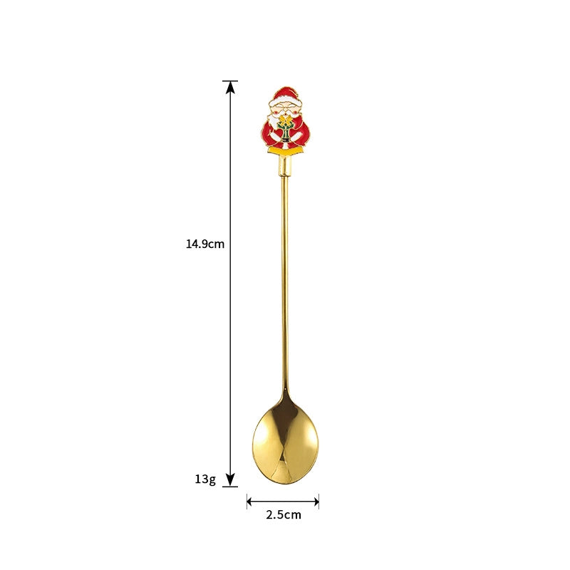 Christmas Fashion Cartoon Stainless Steel Tableware