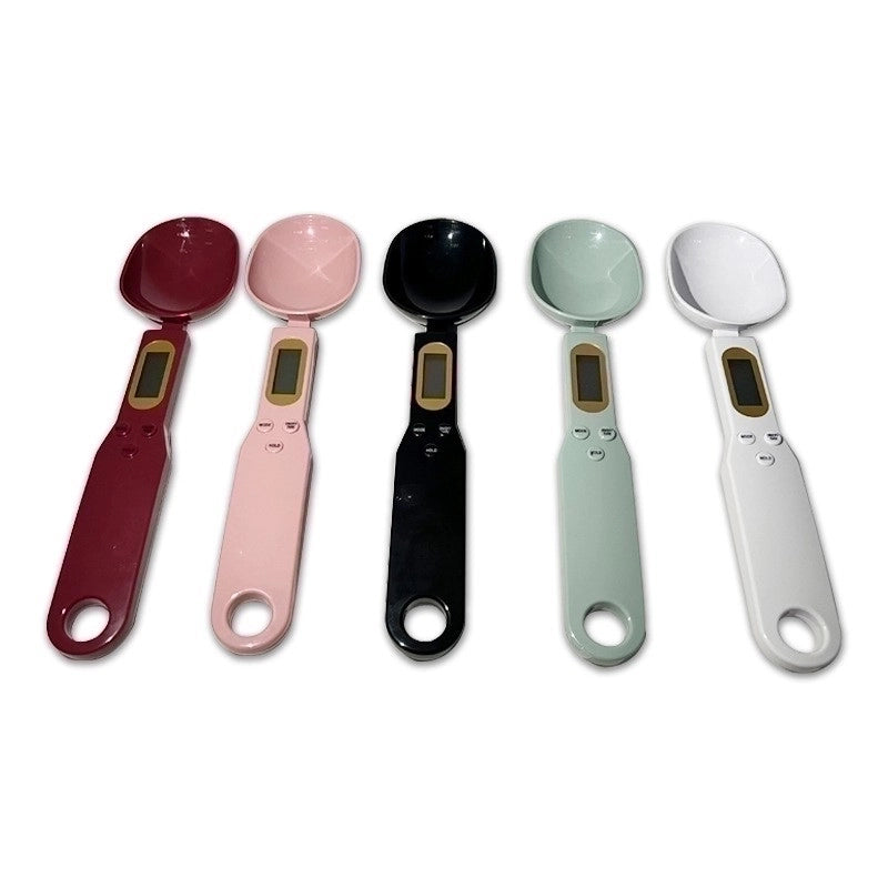 Pastoral Solid Color Plastic Spoon Scale