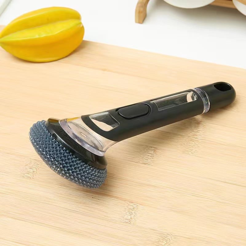 🎁Multifunctional Long Handle Pressing Cleaning Brush