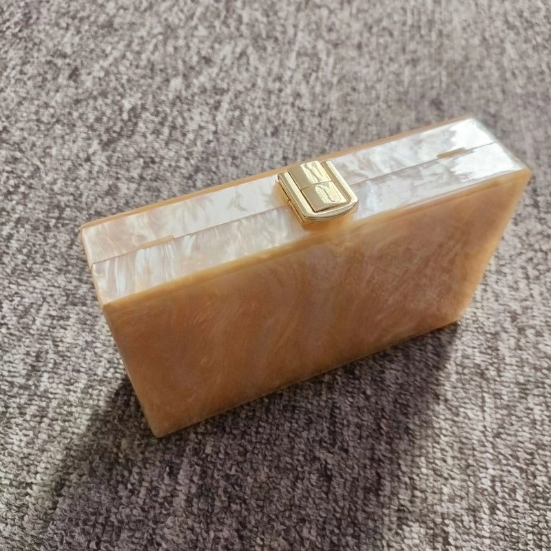 Arylic Solid Color Evening Bags